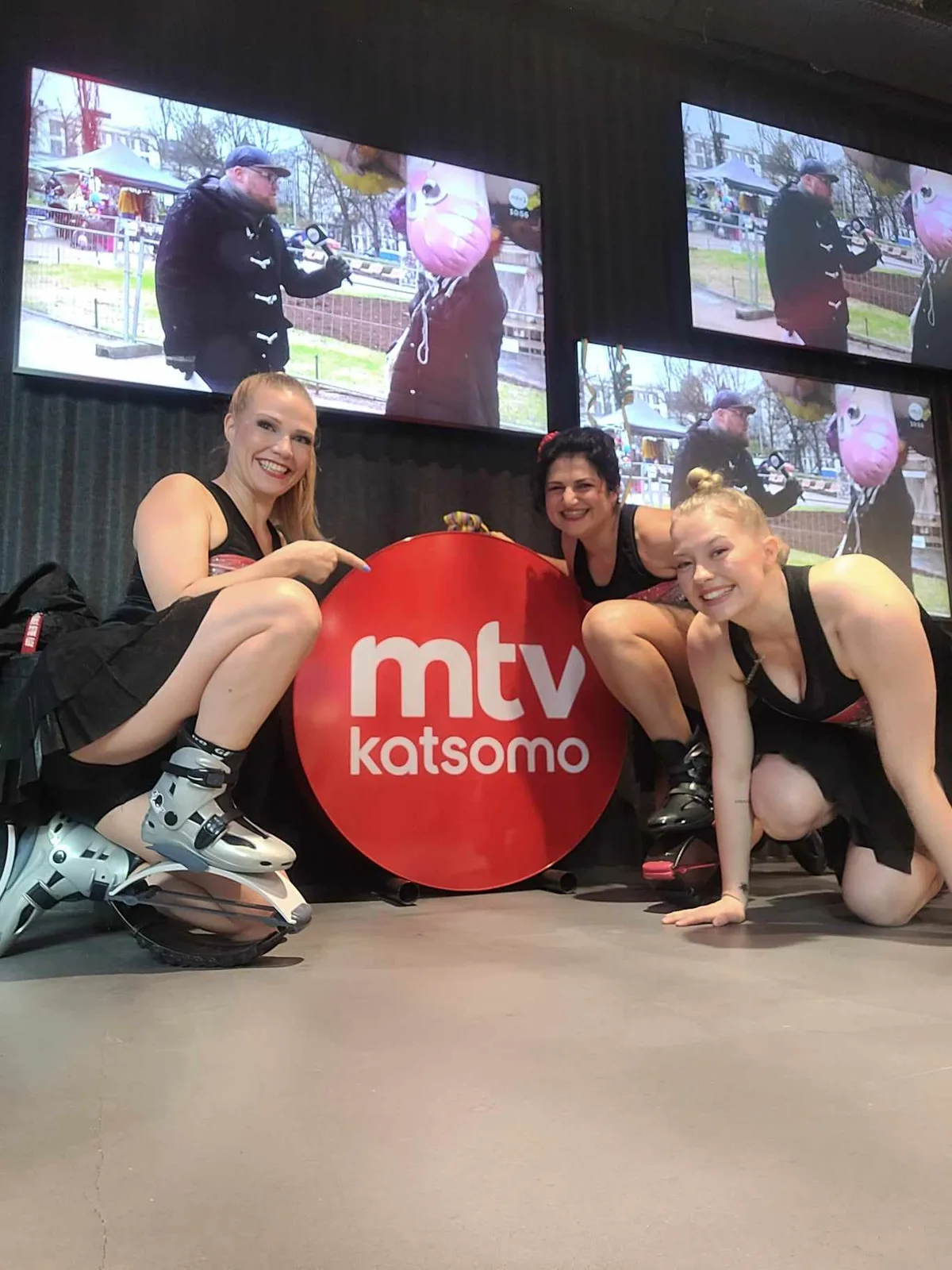 Veronica on a morning TV show in Huomenta Suomi