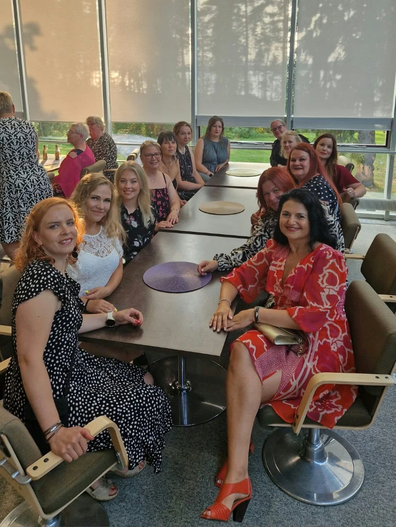 Veronica meeting the community in Tampere