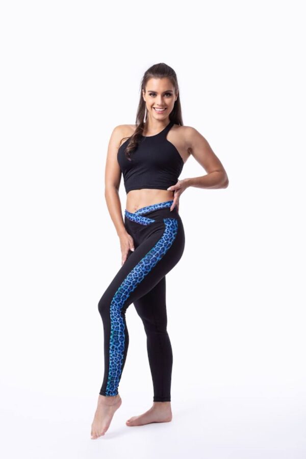 Leopard BLUE leggingsit
