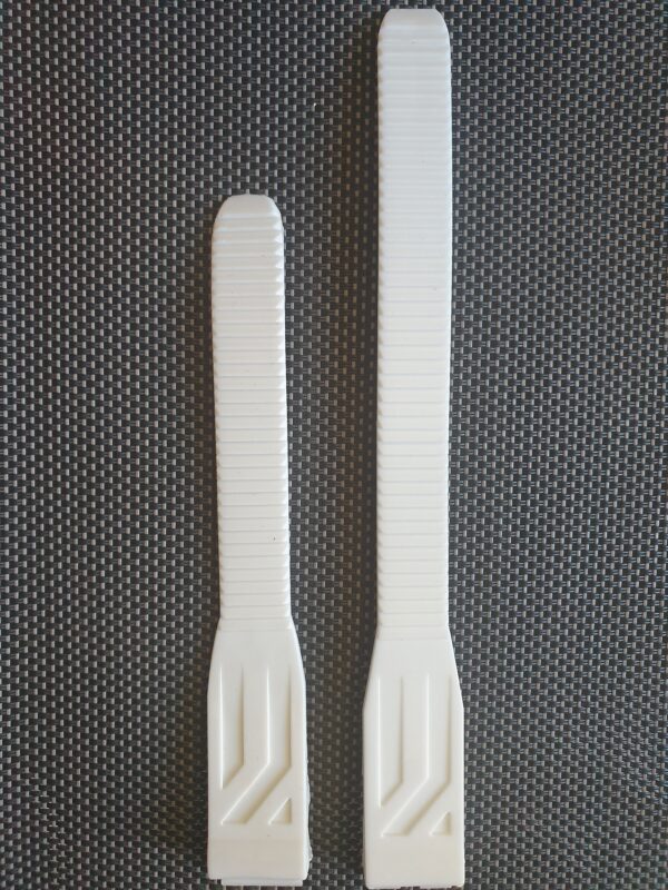 Straps (muoviset soljet) white 2 kpl