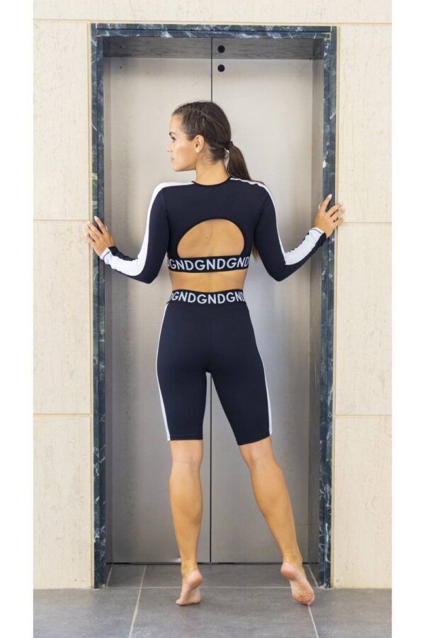NDG black croptop long sleeves- toppi - Image 2