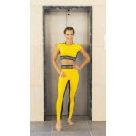 NDG yellow croptop -lyhyt toppi