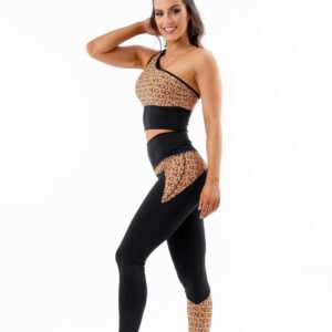 Naisten NDG Felicia camel leggingsit