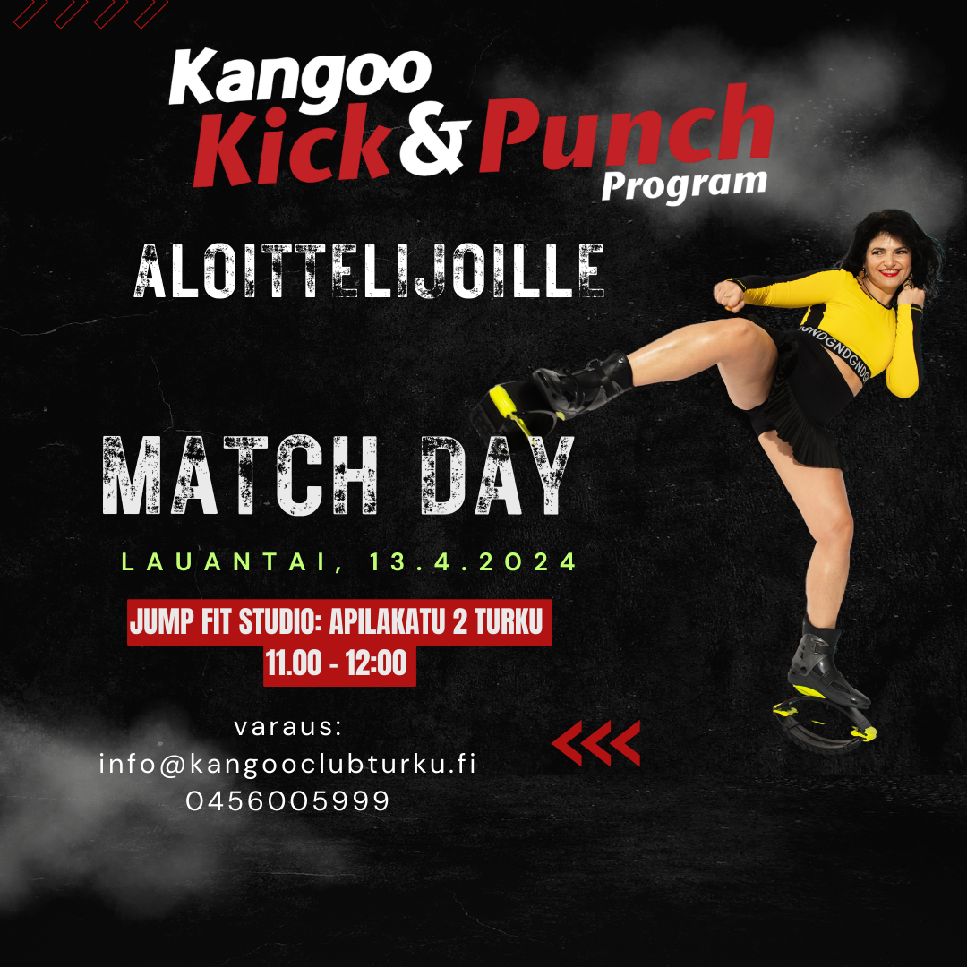 Kangoo Kick & Punch ALOITTELIJOILLE - Kangoo Jumps - Turku Finland