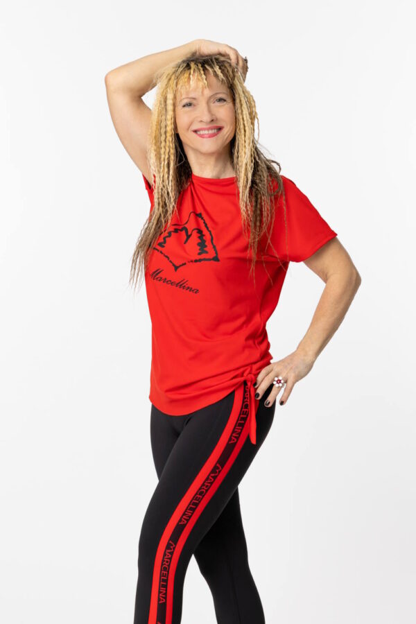 Marcellina Dance red leggingsit