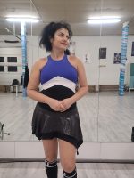 Fancy black croptop- lyhyt toppi - Image 2