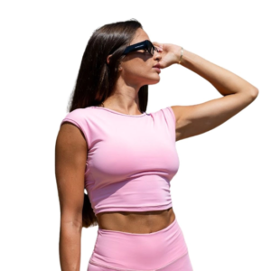 Fancy pink croptop
