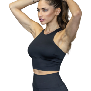 Szimona black croptop- lyhyt toppi