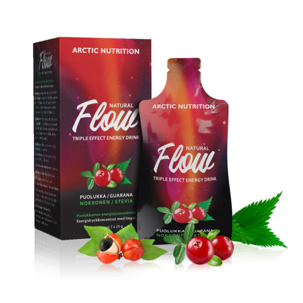 Energiajuoma puolukka